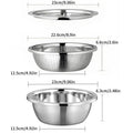 Homeessentials 3-in-1 Multifunctional Cutting Machine: Stainless Steel Strainer Set with Basin, Sieve, and Cutter for Washing Rice, Fruits, and Vegetables - Essential Kitchen Tool.